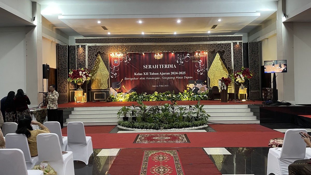 Serah Terima SMA Pangudi Luhur Yogyakarta - sewa sound system murah jogjakarta 2025 - harga sewa sound system 2025 - jasa live streaming 2025 - harga jasa live streaming jogja